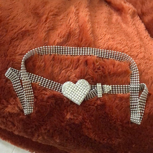 💌Sparkling Crystal Heart 🤍 Belt - Picture 2 of 4
